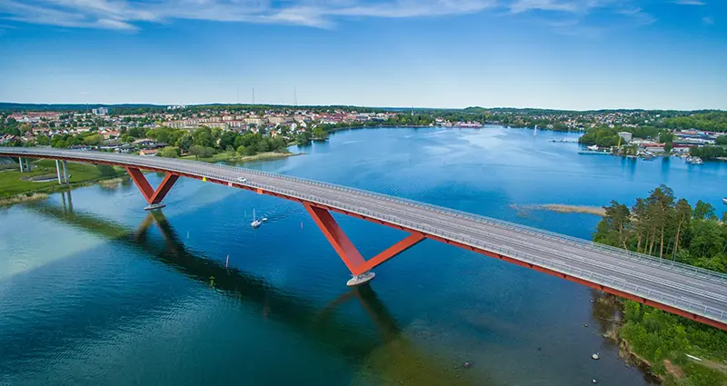 Motala bridge in Sweden