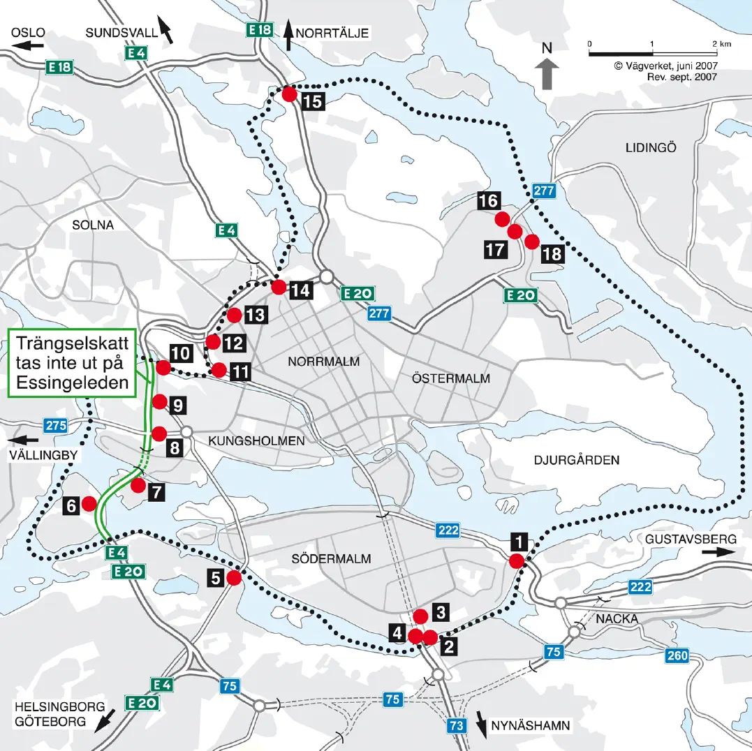 Control Points in Stockholm