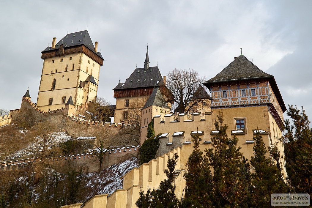 Замок Карлштейн - Чехія на автомобілі